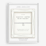 Joma Jewellery Bracelet - Happy 18th Birthday with Lab Grown Diamond