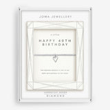 Joma Jewellery Bracelet - Happy 40th Birthday with Lab Grown Diamond
