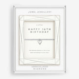 Joma Jewellery Bracelet - Happy 16th Birthday with Lab Grown Diamond