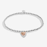 Joma Jewellery Silver Bracelet - Christmas Robin - A Little