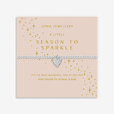 Joma Jewellery Silver Bracelet - Season To Sparkle - A Little