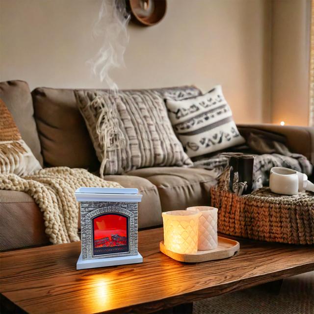 Cello Cosy Fireplace Electric Wax Burner