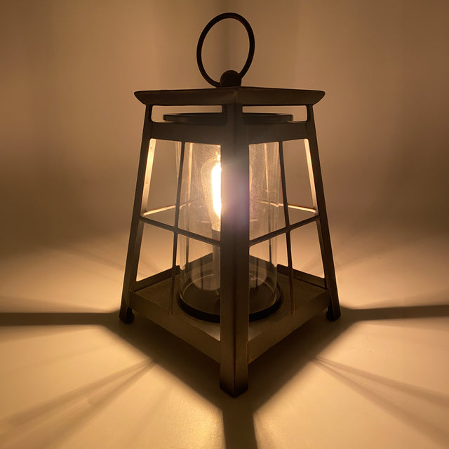 Cello Edison Metal Electric Wax Burner Lantern