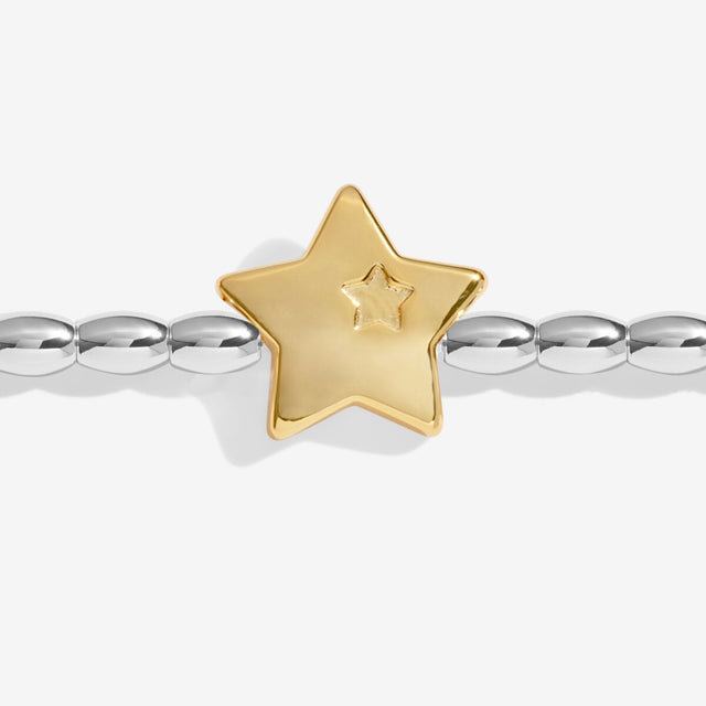 Joma Jewellery Silver & Gold Bracelet - Merry Christmas - A Little