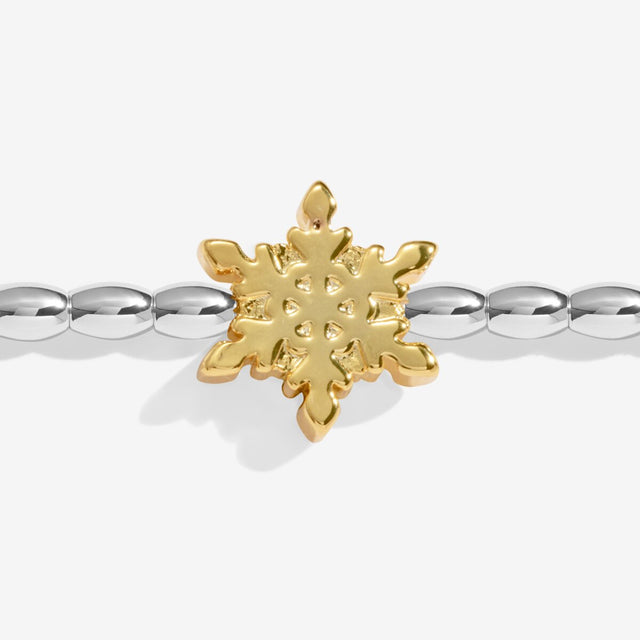 Joma Jewellery Silver & Gold Bracelet - Winter Wishes - A Little