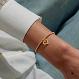Joma Jewellery Gold Bracelet - Forever Thankful You're My Friend - A Little