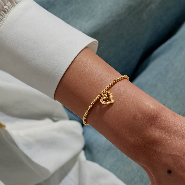 Joma Jewellery Gold Bracelet - Forever Thankful You're My Friend - A Little
