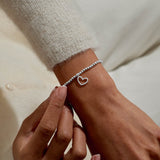 Joma Jewellery Silver Bracelet - Merry Christmas Super Sister - A Little