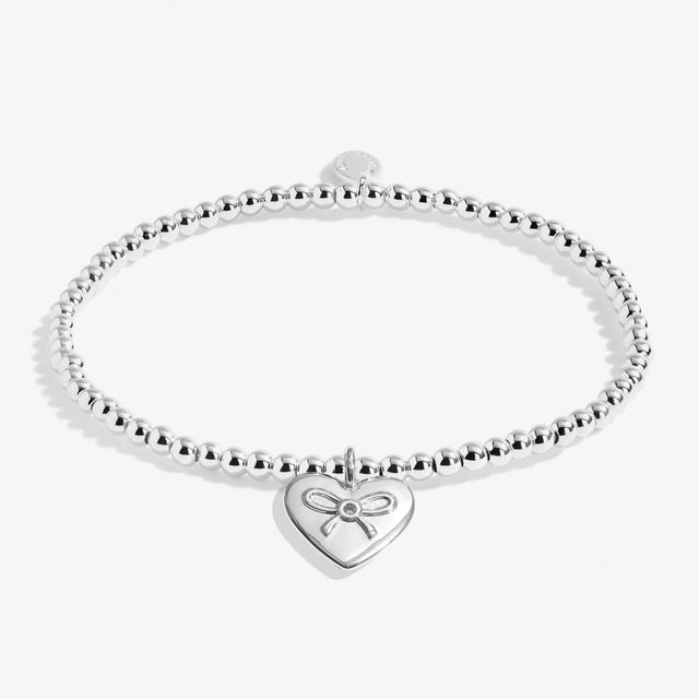 Joma Jewellery Silver Bracelet - Merry Christmas Amazing Auntie - A Little