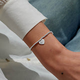 Joma Jewellery Silver Bracelet - Merry Christmas Amazing Auntie - A Little