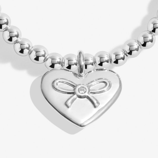 Joma Jewellery Silver Bracelet - Merry Christmas Amazing Auntie - A Little