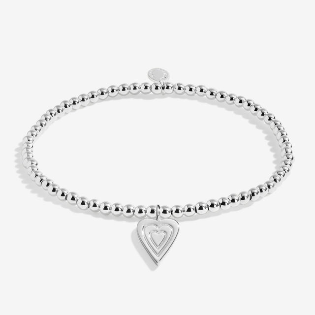 Joma Jewellery Silver Bracelet - With Love - A Little
