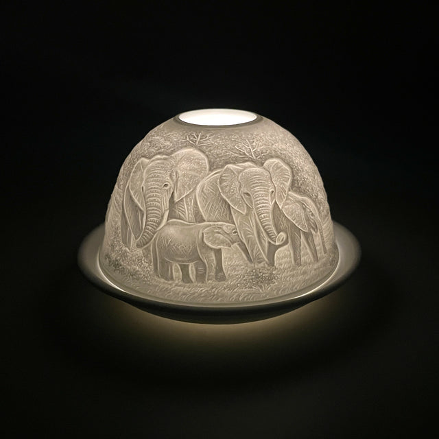 Cello Tealight Dome - Elephant Family