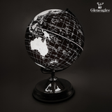 Gleneagles Light Up Travel Globe - Black & Silver
