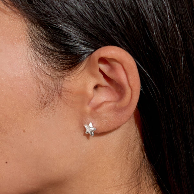 Joma Jewellery Silver Earrings - Merry Christmas - A Little