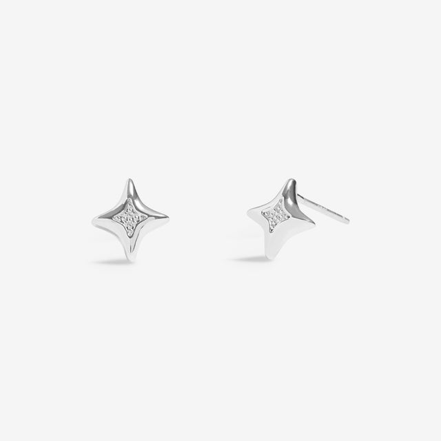 Joma Jewellery Silver Earrings - Christmas Wishes - A Little
