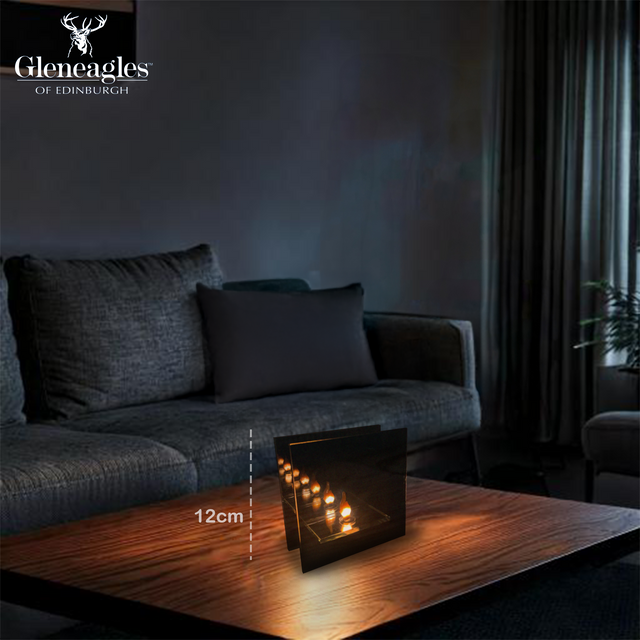 Gleneagles Smoke Infinity Flame - LED Battery Lamp