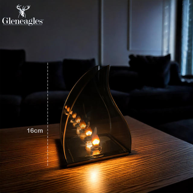 Gleneagles Teardrop Infinity Flame - LED Battery Lamp