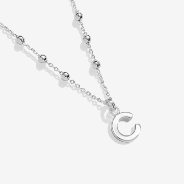 Joma Jewellery Alphabet Necklace - Letter C