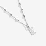 Joma Jewellery Alphabet Necklace - Letter E