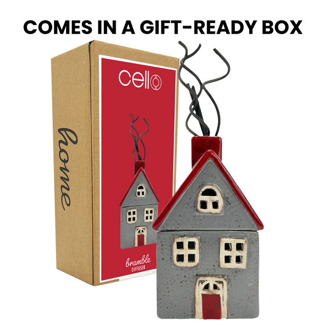 Cello Home Reed Diffuser - Bramble - Red & Grey