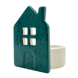 Cello Home Silhouette Candle Holder - Green