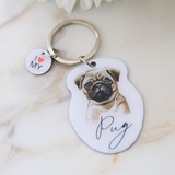 Splosh Pet Keyring - Pug
