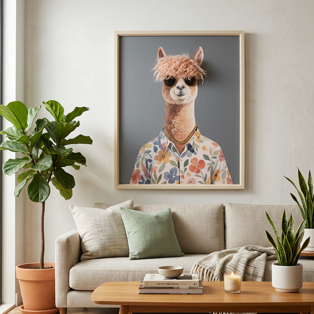 Gleneagles – Alpaca – 3D Canvas Frame