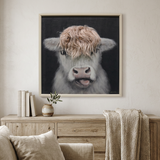 Gleneagles - Cow - 3D Canvas Frame