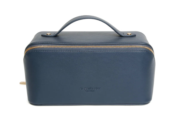 Alice Wheeler Navy London Train Case