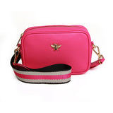 Alice Wheeler Mini Crossbody Bag - Hot Pink