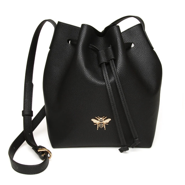 Alice Wheeler Bucket Cross Body Bag - Black