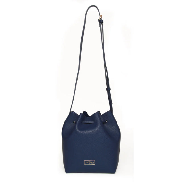 Alice Wheeler Bucket Cross Body Bag - Navy