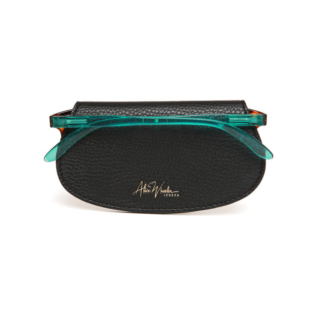 Alice Wheeler Glasses Case - Black