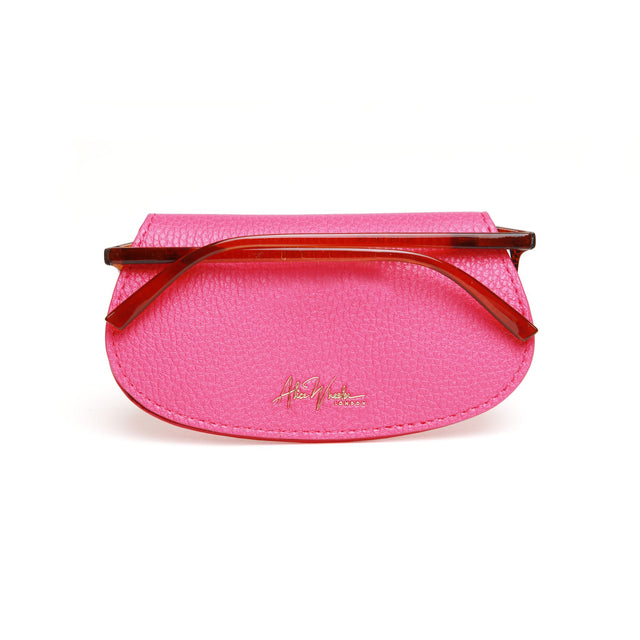 Alice Wheeler Glasses Case - Hot Pink