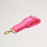 Alice Wheeler Shoulder Strap - Zig Zag Hot Pink