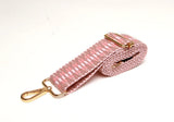 Alice Wheeler Shoulder Strap - Zig Zag Pink