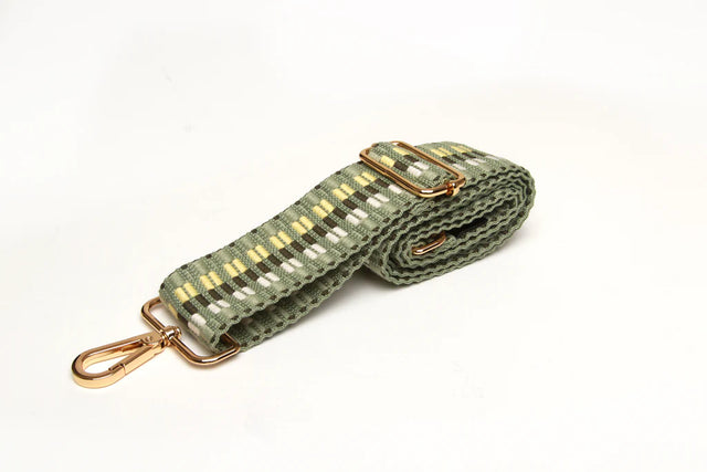 Alice Wheeler Shoulder Strap - Zig Zag Sage