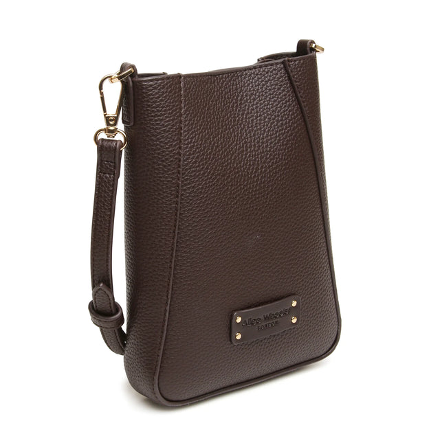 Alice Wheeler Chocolate - Kensington Phone Crossbody Bag