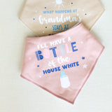 Splosh Baby Bib - House White