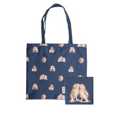 Wrendale Designs Bird of a Feather Foldable Shopping Bag - Owl