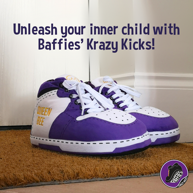 Baffies Krazy Kicks - Queen Bee Slippers