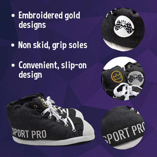 Baffies Krazy Kicks - Sport Pro Slippers