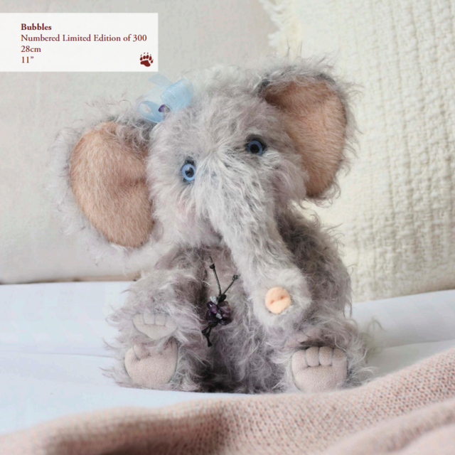 Bubbles Elephant Lifetyle from the Charlie Bear Isabelle Collection 2026