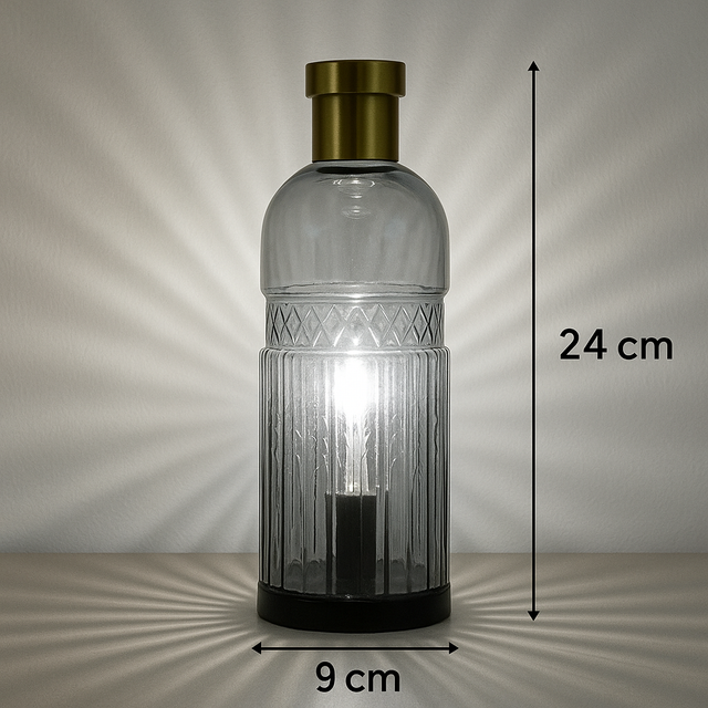 Vintage Medium Lamp - Smoke