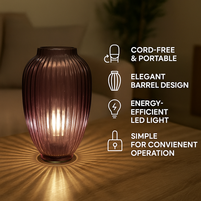Cello Lighting - Classic Barrel Large & Medium - Purple