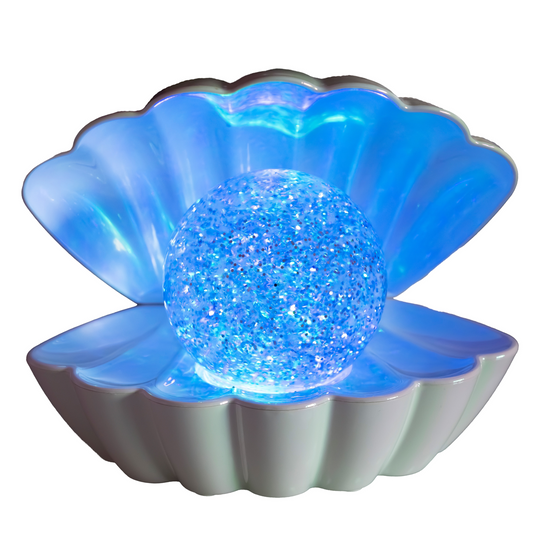 Light Up Clamshell - White Pearl