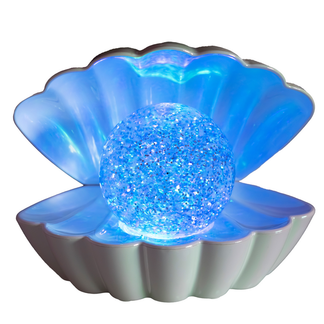 Light Up Clamshell - White Pearl