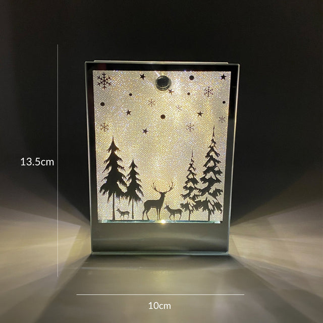 Gleneagles Shimmer Scapes Set Of 3 Glass LED Illuminations