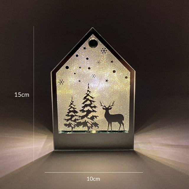 Gleneagles Shimmer Scapes Set Of 3 Glass LED Illuminations